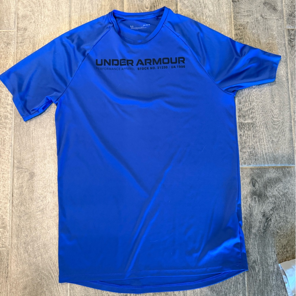 Under Armour blue shirt